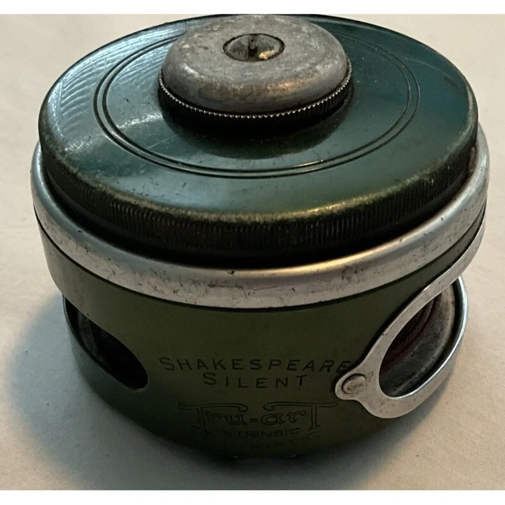 Vintage Shakespeare Silent Tru-Art Automatic Fishing Reel #1847 Made USA